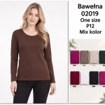 Bluzki DAMSKA _size uni_paczka 12 szt_mixkolor 5413311
