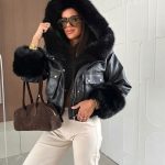 Kurtki skórzane Damskie _size s-xl_ paczka 6szt_1kolor 4210727