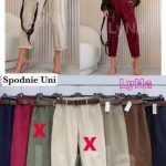 Spodnie włoskie (uniwersalny/6szt) 9164994