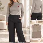 Bluzki DAMSKA_size 2-5xl_paczka 12 szt_mixkolor 6206705