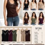 Bluzki DAMSKATURECKA_size uni_paczka 10 szt_mixkolor 6167893