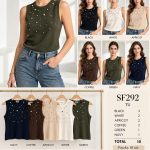 Bluzki DAMSKATURECKA_size uni_paczka 10 szt_mixkolor 6167896