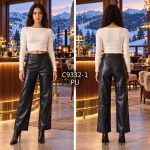 Spodnie skórzane Damskie _size xs-xl_paczka 10szt_ 7183650