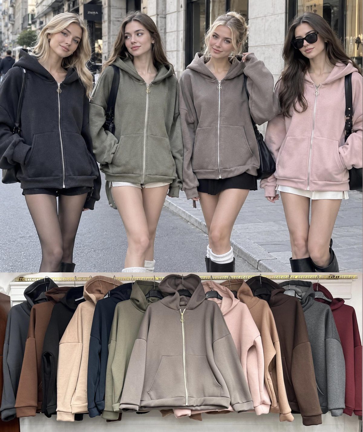 Bluzy Damskie wloskie_size uni_paczka 6szt_mix kolor 4099383