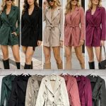Płaszcz Damskie wloskie_size uni_paczka 6szt_mix kolor 4099395