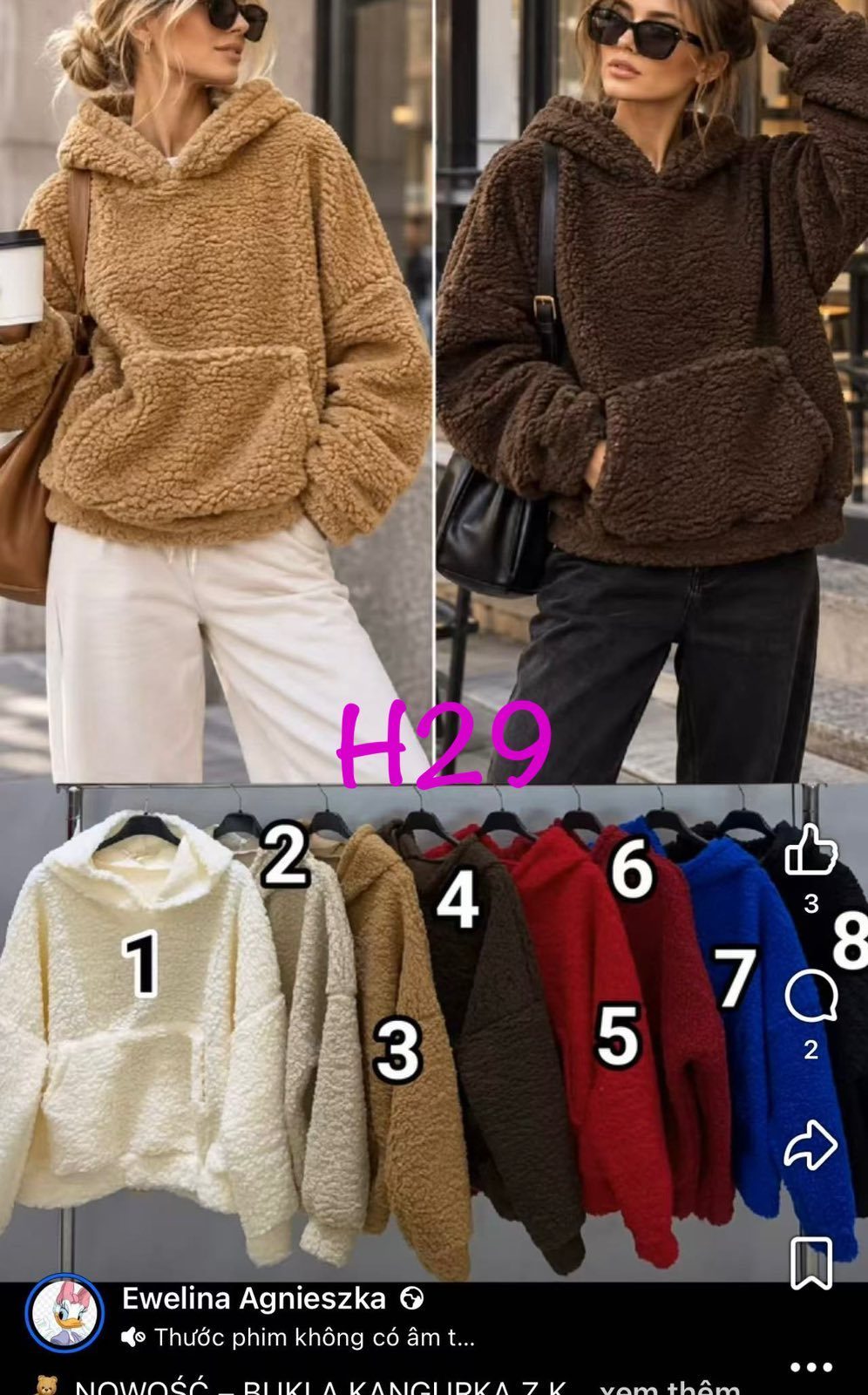 Bluzy Damskie wloskie_size uni_paczka 6szt_mix kolor 4099407