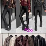 Kurtki skórzane Damskie wloskie_size uni_paczka 6szt_mix kolor 4099440