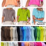 Swetry Damskie _size uni_paczka 6szt_MIX kolor 4099748