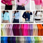 Swetry Damskie _size uni_paczka 6szt_MIX kolor 4099749