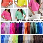 Swetry Damskie _size uni_paczka 6szt_MIX  kolor 4099752