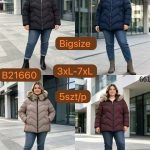 Kurtki Damskie _size 3-7xl_ paczka 5szt_1 kolor 9208345