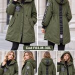 Kurtki Damskie _size m-3xl_ paczka 5szt_1 kolor 9208374