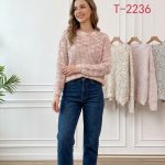 Swetry Damskie _size uni_ paczka 12szt_mix kolor 9208380