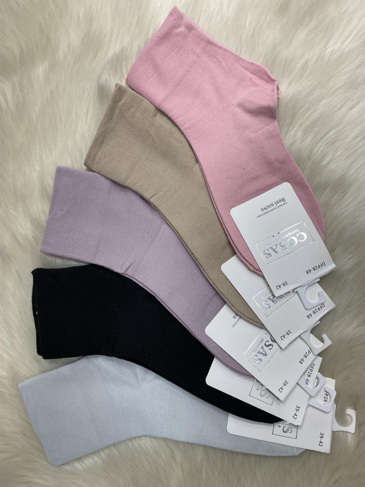 Skarpety DAMSKIE .SIZE: 35-42_( 40PAR/PACZKA) KOLOR JAK NA ZDZIĘCIU 6366867