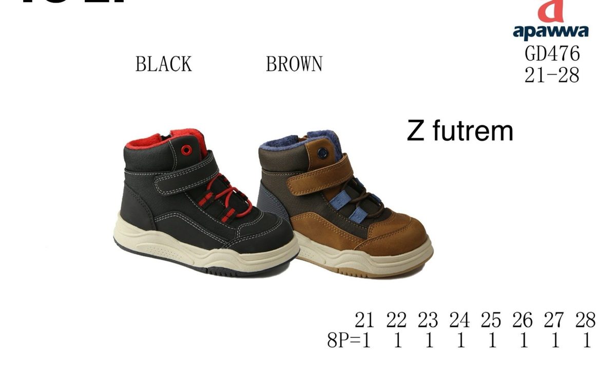 Buty Botki DZIECIĘCE 21-28 8par) 9980432