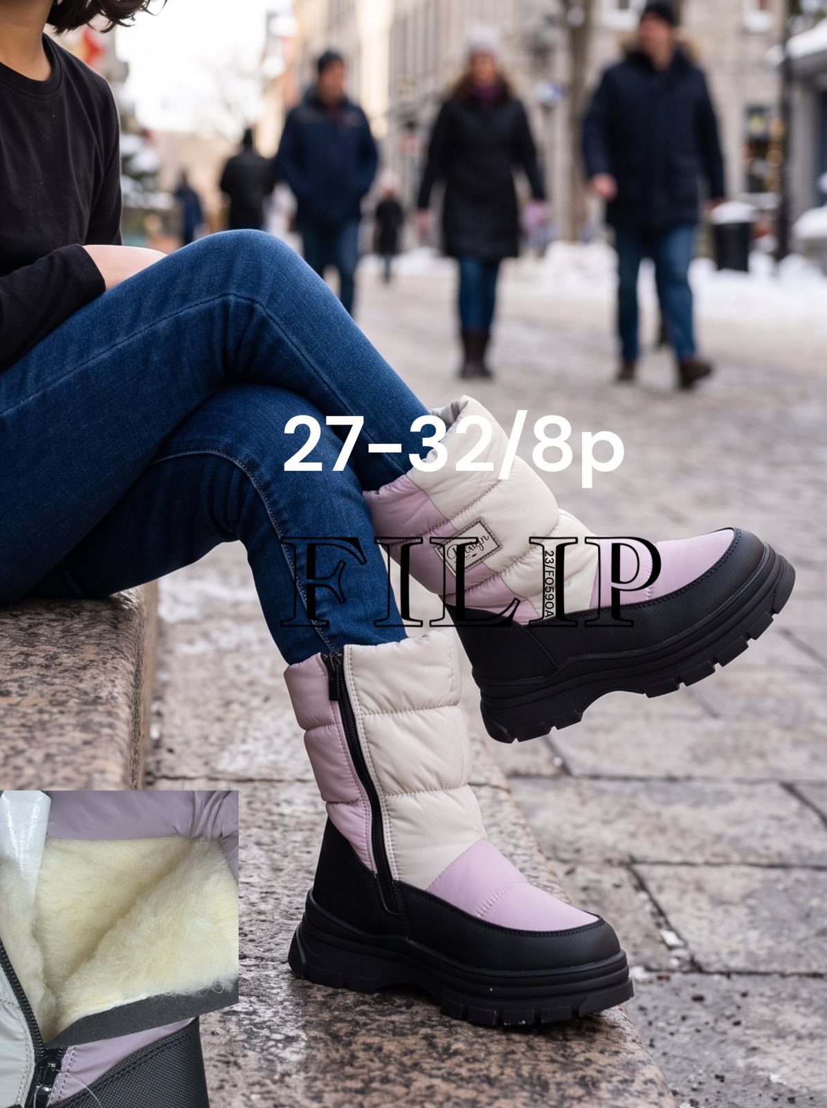 Buty Botki DZIECIĘCE (27-32_8 par) 6613592