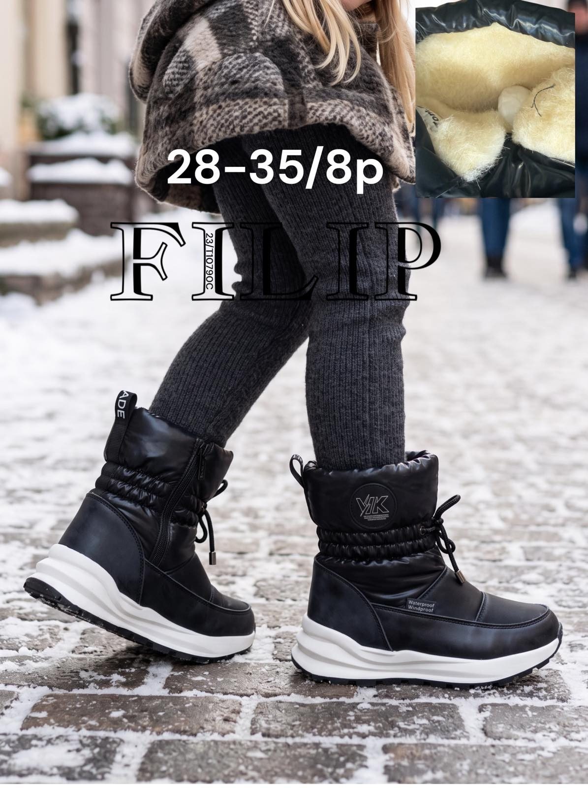 Buty Botki DZIECIĘCE (28-35_8 par) 6613594