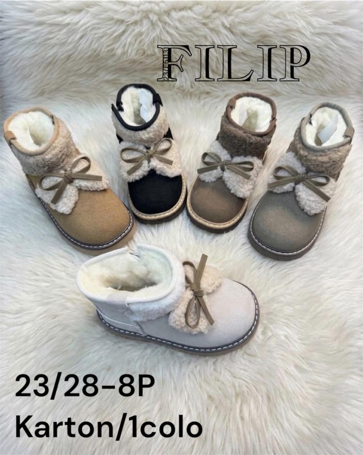 Buty Botki DZIECIĘCE (23-28_8 par) 6613603