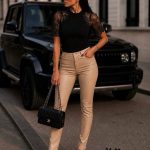 Spodnie skórzane Damskie _size 34-42_paczka 10szt_ 4919536