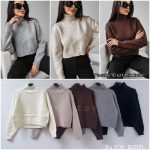 Swetry Damskie POLSKA _ Size uni_ paczka 10szt _mix kolor 4919822