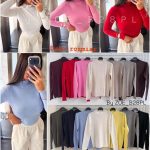Swetry Damskie POLSKA _ Size uni_ paczka 6szt _mix kolor 4919838