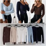 Swetry Damskie POLSKA _ Size uni_ paczka 10szt _mix kolor 7197029