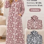 Szlafrok DAMSKATURECKA_size m-2xl_paczka 12 szt_mixkolor 3839826