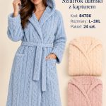 Szlafrok DAMSKATURECKA_size l-3xl_paczka 12 szt_mixkolor 3839848