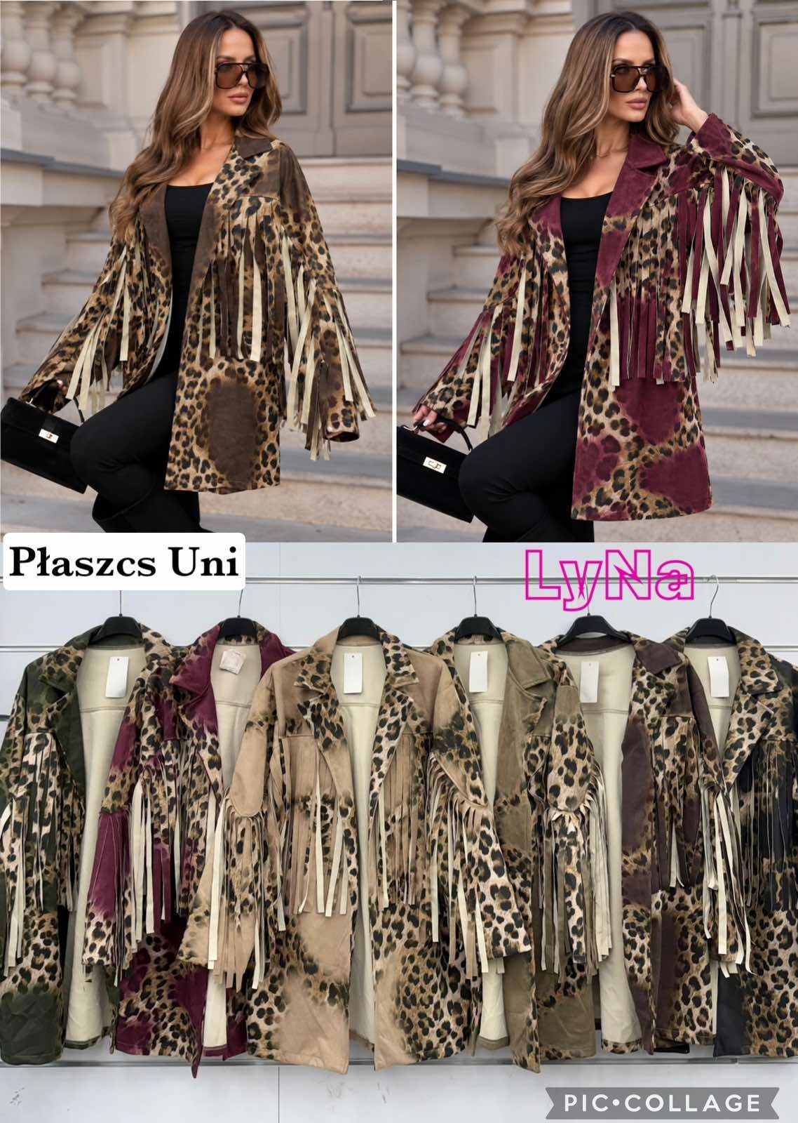 Płaszcz Damskie wloskie _size uni_ paczka 6szt_ mix kolor 2065596