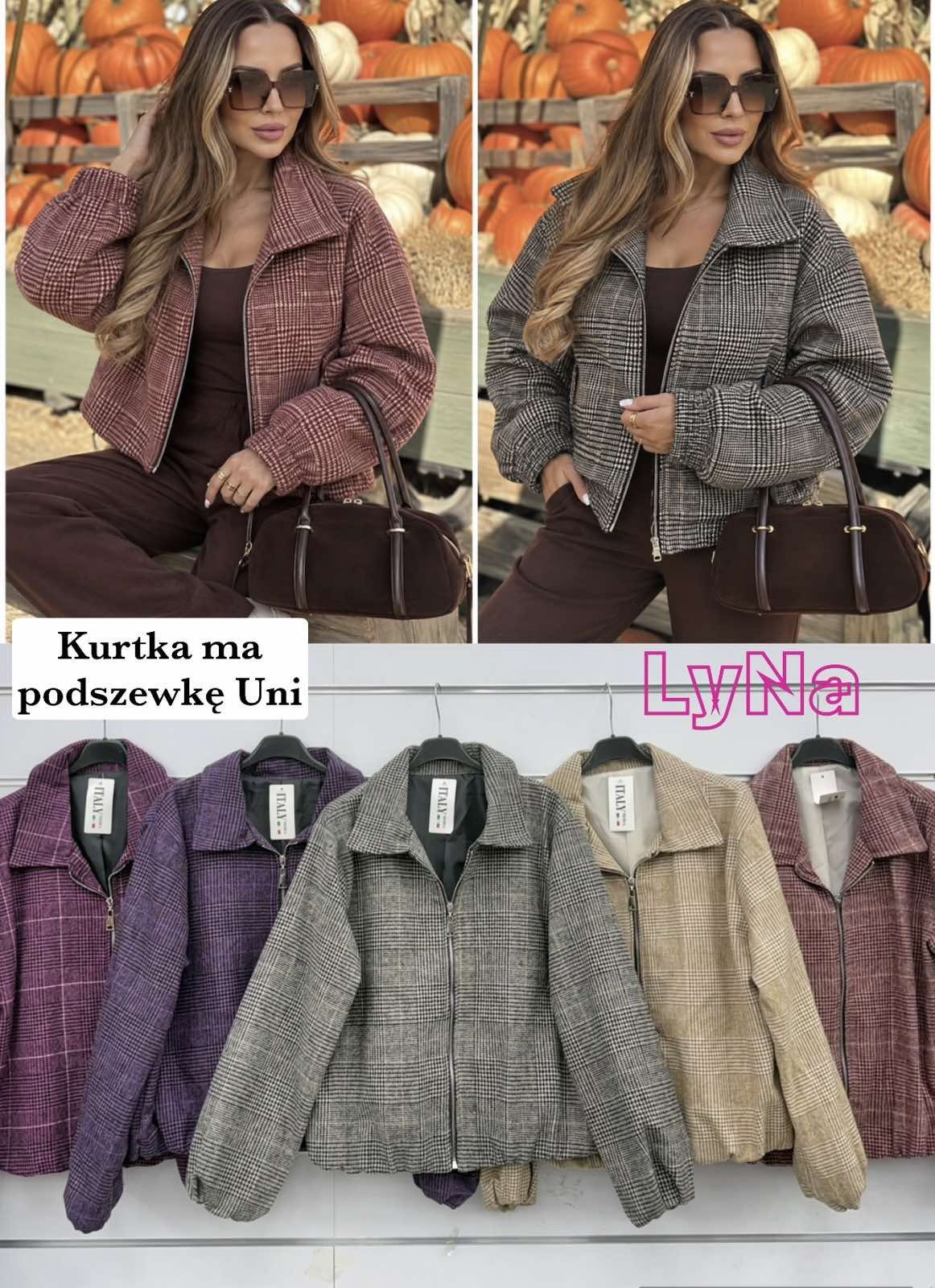 Kurtki Damskie wloskie _size uni_ paczka 6szt_ mix kolor 2065601