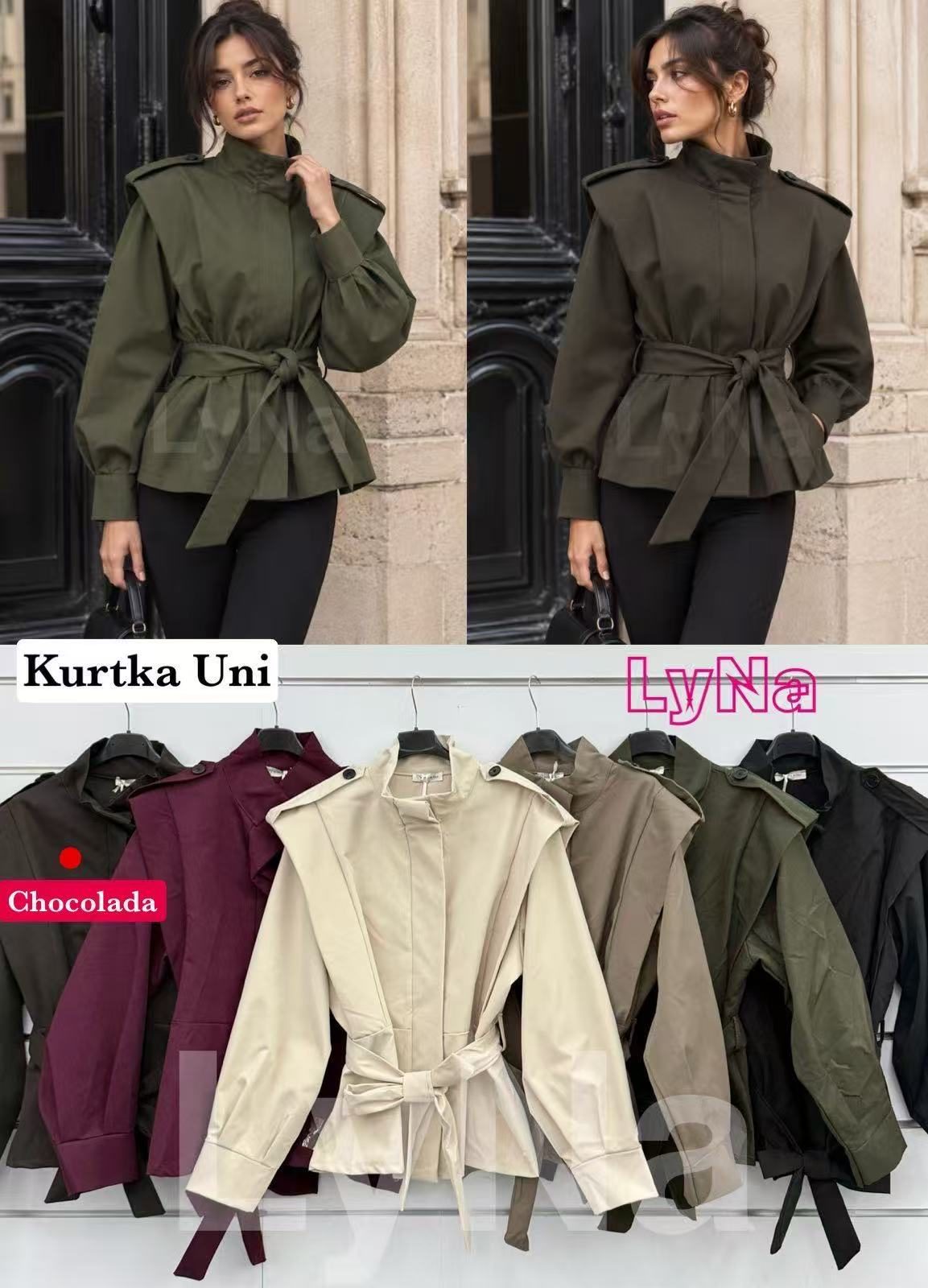 Kurtki Damskie wloskie _size uni_ paczka 6szt_ mix kolor 2065604
