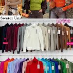 Swetry Damskie wloskie _size uni_ paczka 6szt_ mix kolor 2065634