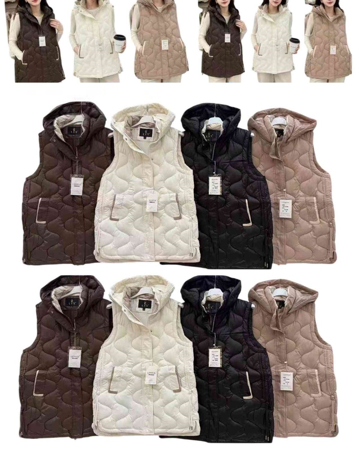 Kamizelki damskie. Produkt włoski (M-3XL_ 5) 2065666
