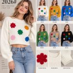 Swetry Damskie wloskie_size uni_paczka 6szt_mix kolor 9306486