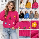 Swetry Damskie wloskie_size uni_paczka 6szt_mix kolor 9306488