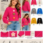 Swetry Damskie wloskie_size uni_paczka 6szt_mix kolor 9306489