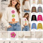 Swetry Damskie wloskie_size uni_paczka 6szt_mix kolor 9306491