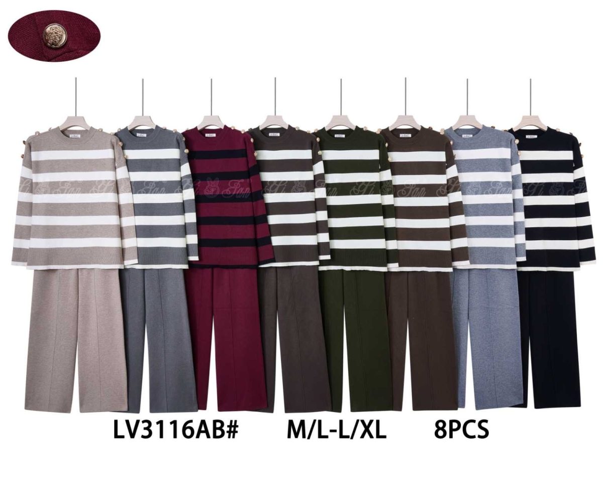 Komplety Damskie wloskie_size m-xl_paczka 8szt_mix kolor 9306495