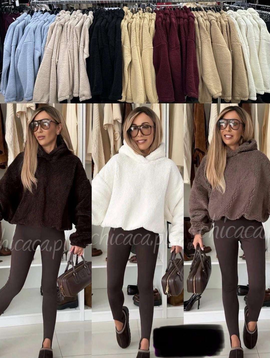 Bluzy Damskie wloskie_ size uni_paczka 6szt_mix kolor 5128734