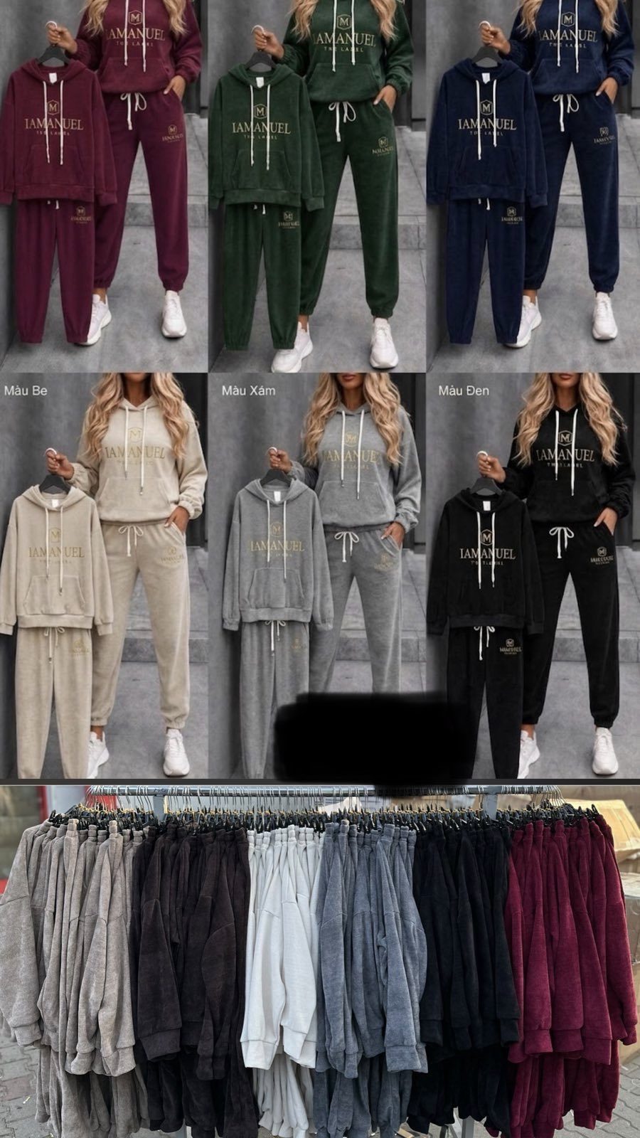 Komplety Damskie wloskie_ size uni_paczka 6szt_mix kolor 5128745
