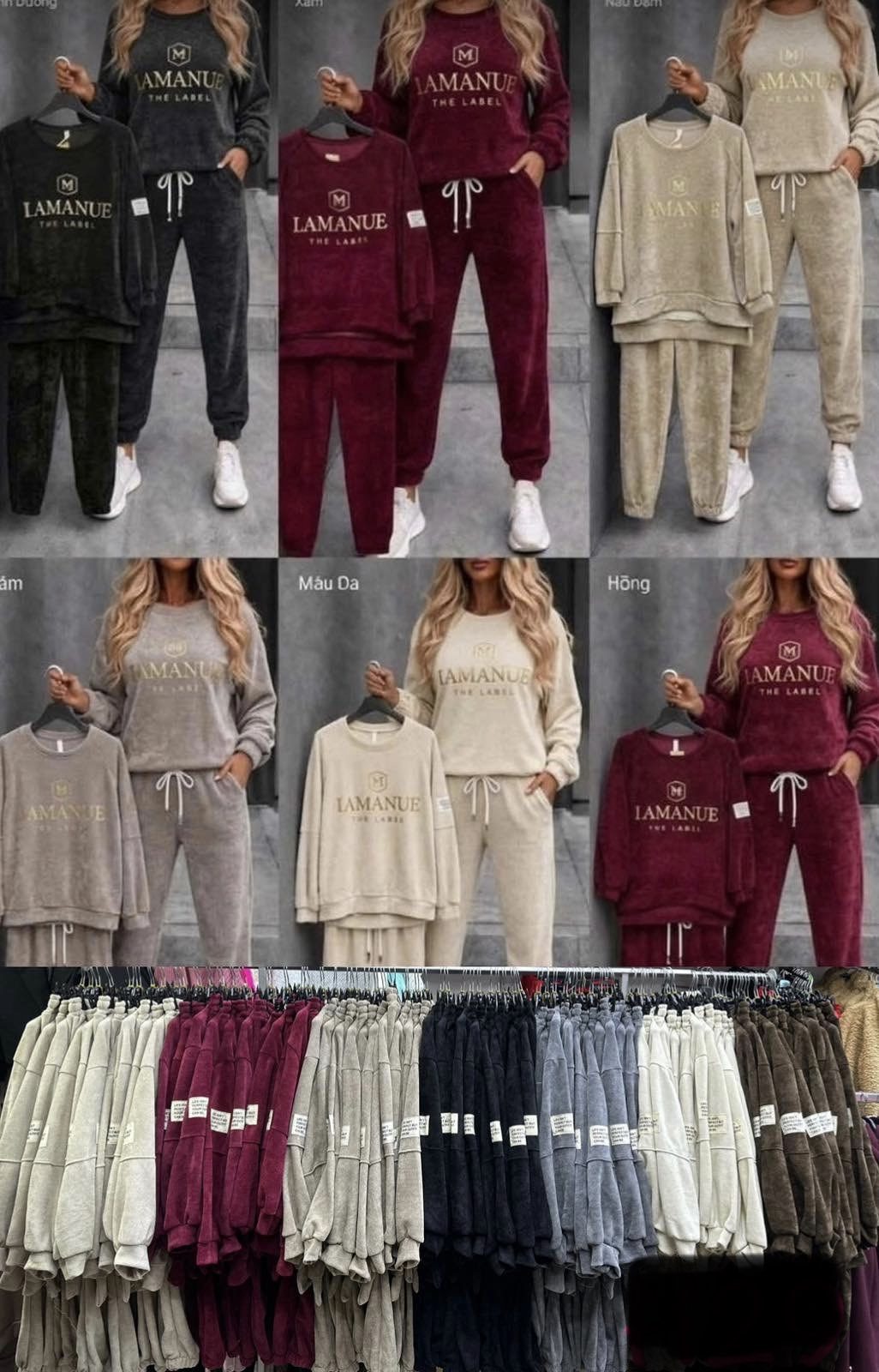 Komplety Damskie wloskie_ size uni_paczka 6szt_mix kolor 5128746