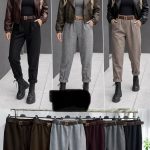 Spodnie Damskie wloskie_ size uni_paczka 6szt_mix kolor 5128757