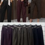 Spodnie Damskie wloskie_ size uni_paczka 6szt_mix kolor 5128771