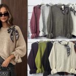 Swetry Damskie wloskie_ size uni_paczka 6szt_mix kolor 5128778