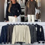 Swetry Damskie wloskie_ size  uni_paczka 6szt_mix kolor 5128798