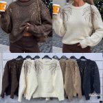 Swetry Damskie wloskie_ size uni_paczka 6szt_mix kolor 5128800