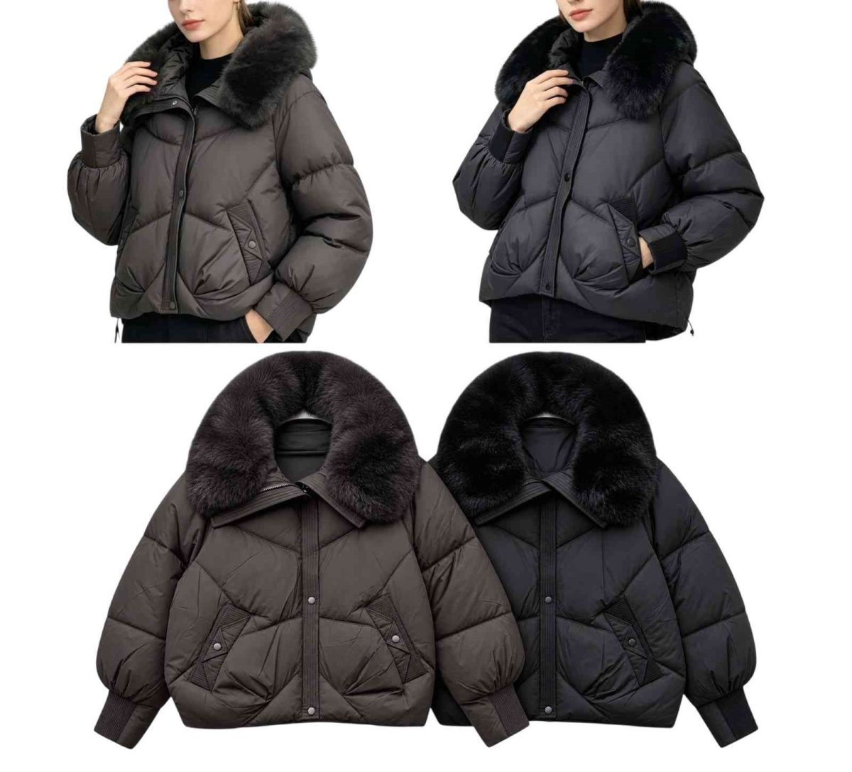 Kurtki damskie z długim rękawem. Produkt włoski (UNI_ 4) 5128860