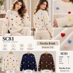 Swetry DAMSKA TURECKA_size uni_paczka 8 szt_mixkolor 6703672