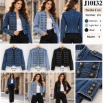 Kurtki Jeansowe DAMSKA TURECKA_size uni_paczka 8 szt_mixkolor 6703680