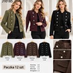 Kurtki DAMSKA TURECKA_size uni_paczka 12 szt_mixkolor 6703684